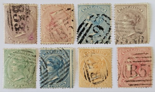 Mauritius classics 1860 - mauritius, 1860/3