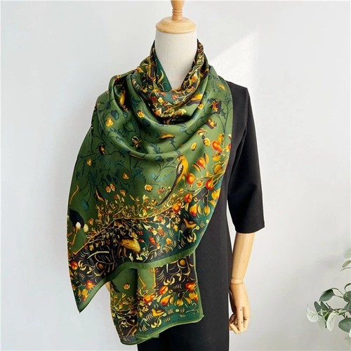 Women square 100 mulberry - 100%,