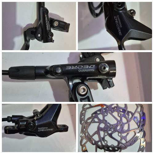 Shimano front and rear - front,