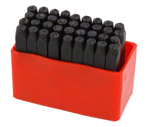 36pc letter number stamp - number, set