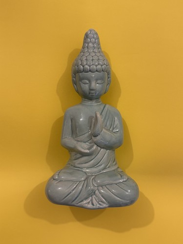 Buddha statue turquoise 20cm - statue,