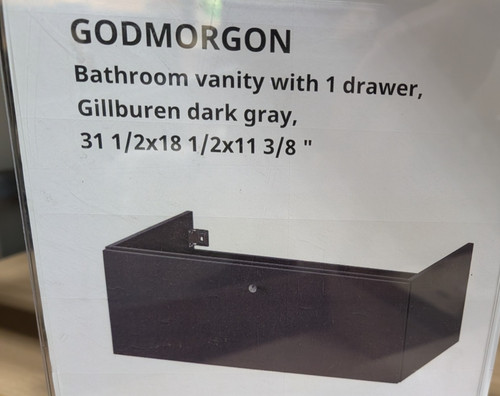 New ikea godmorgon - ikea, bathroom