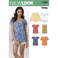 NEW LOOK 6891 Misses Women Ladies Tunic Top SEWING PATTERN 10-22  FLASH PRICES