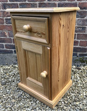 Vintage Solid Pine Bedside