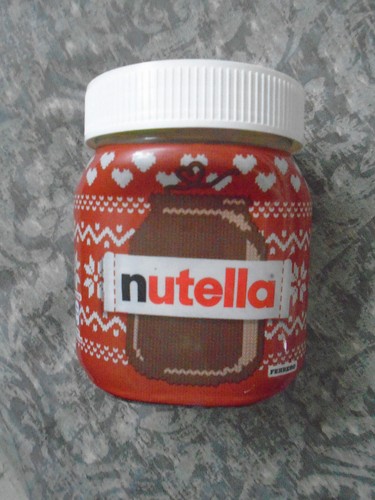Christmas 2020 nutella glass - 1,