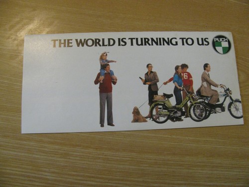 1978 puch moped brochure new - ,