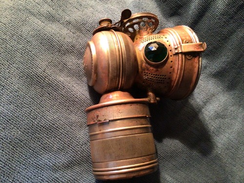 Rare antique carbide lamp - antique,