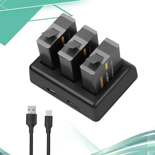3pcs battery charger for gopro - 3pcs,