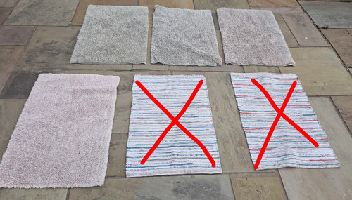 Shaggy bath mat - 4, rug