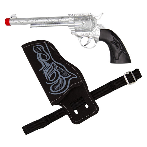 Cowboy gun black - cowboy, holster