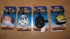 ANGRY BIRDS PLUSH 'STAR WARS' BACKPACK CLIPS - 5 TO CHOOSE FROM - NEW WITH TAGS