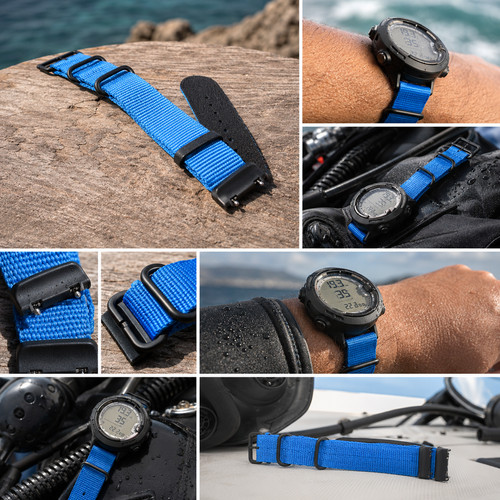 Nylon watch strap - nylon, abs
