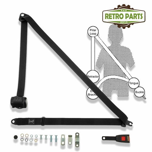 Classic car inertia - seat, belt