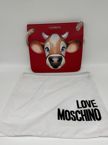 Love moschino cow print bag - love,