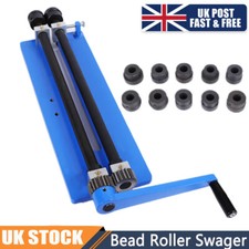 Heavy Duty Rotary Former Swager Rotary Swaging Machine Bead Roller 6 Roll Set UK