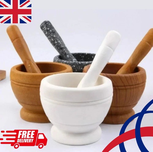 Granite pestle and - and, mortar