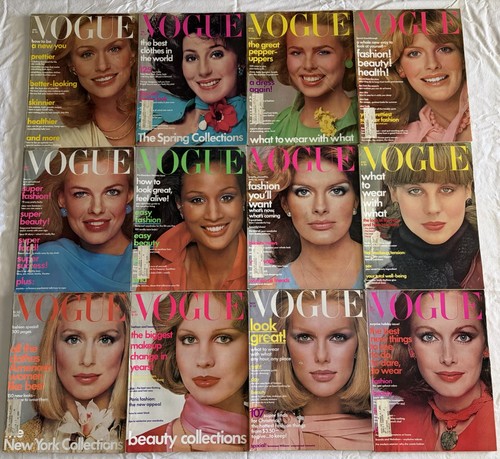 Vintage 1975 vogue magazine - vintage,