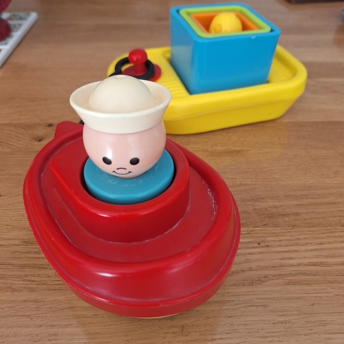 Vintage fisher price - vintage, boat