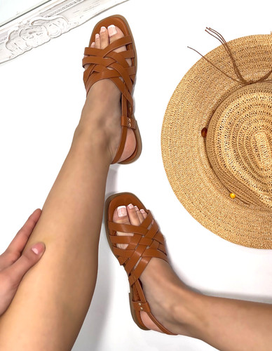Women strappy flat - women's,