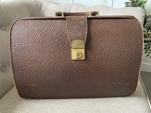 Vintage real cowhide leather - vintage,