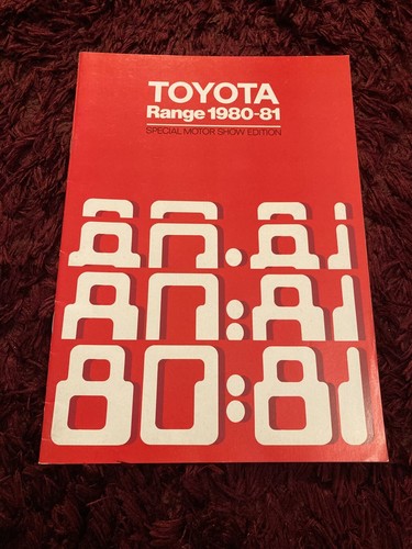 Toyota range brochure 1980 - range,