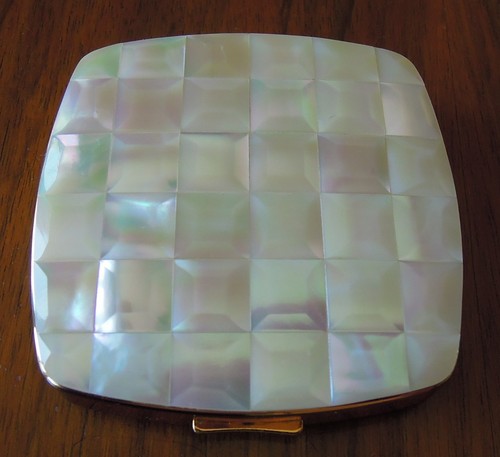 Vintage powder compact - vintage,
