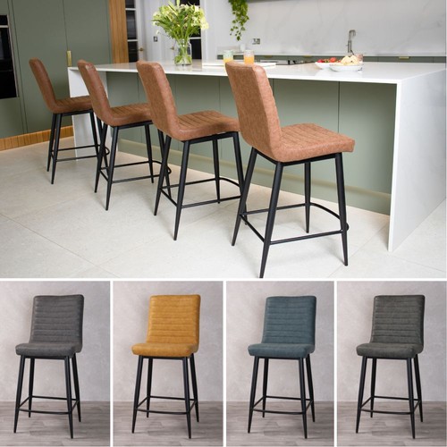 Ribbed bar stools - ribbed,