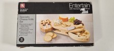 Richardson Sheffield Cheese Knife Set with Hidden Drawers - Speciality Gift, New