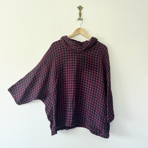 Grizas linen gingham - grizas, smock
