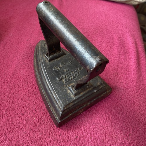 Antique vintage cast iron - antique, flat