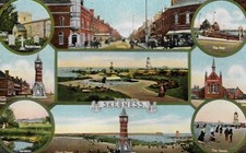 Skegness multi view postcard - view,