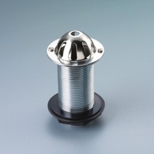 Macdee WUS01SS 1¼" Brass body urinal waste unslotted stainless steel dome