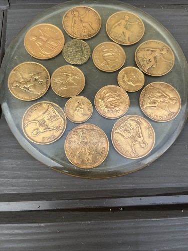 Old one penny half penny