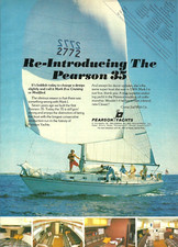 1978 Pearson 35 Yacht Sailing Boat Sailboat Watercraft vintage Print AD