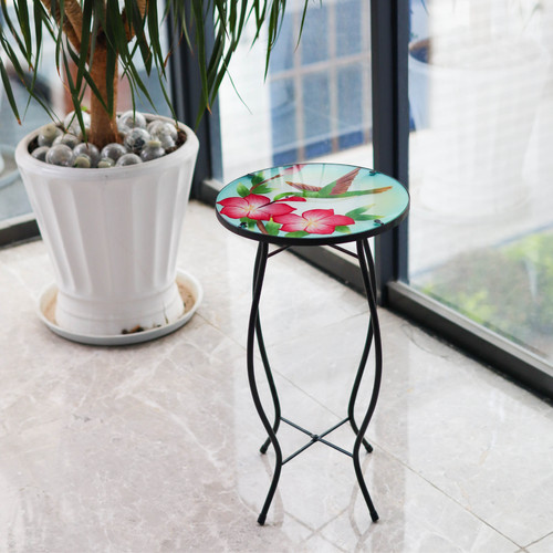 Garden coffee table glass - garden,