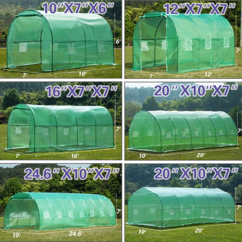 Walk greenhouse galvanised - walk-in,