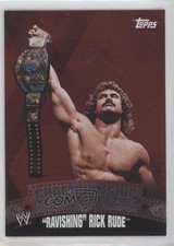 2010 Topps WWE Material Intercontinental Championship Belt Puzzle Back Rick Rude