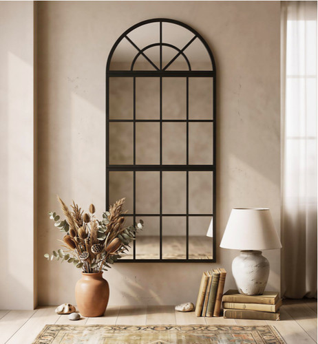 Large arched window mirror - large,