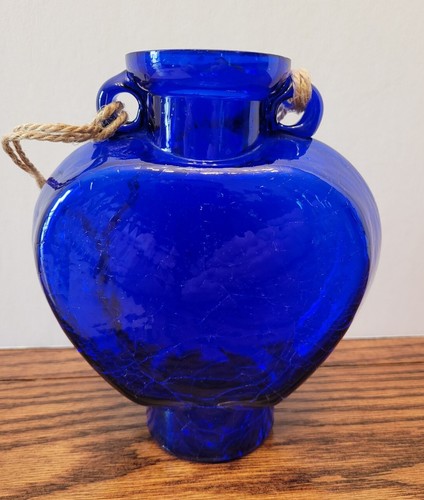 Cobalt blue glass double - cobalt,