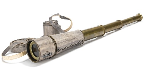 Vintage spyglass telescope - spyglass,
