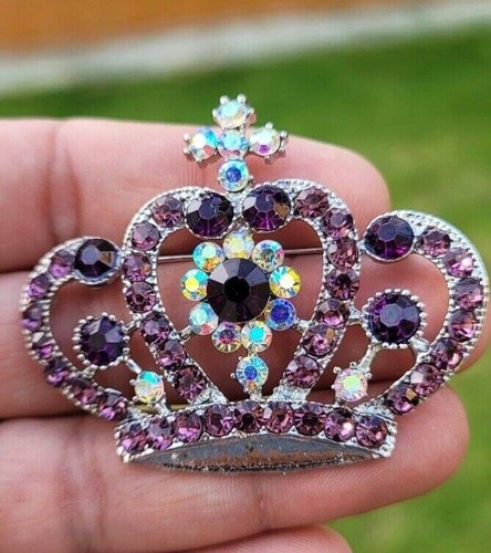 Crown brooch stunning - , vintage