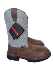 WOLVERINE STOCKMAN CM WP W201105 Men's NEW Composite-Toe Boot Grey US Size 7 M