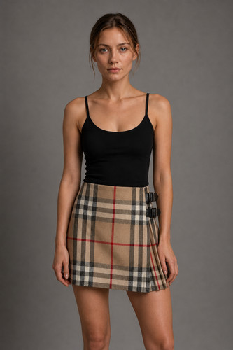 Burberry brit wool mini kilt - brit,