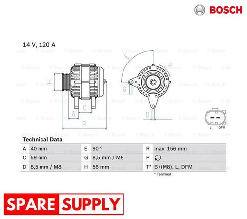 Alternator for california - for,