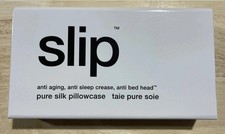 Slip Queen Silk Pillow Cases - Queen Size Standard Pillow Case, White 20" x 30"