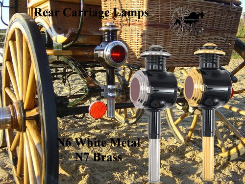 Horse carriage lamp rear - horse,