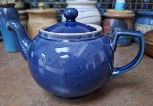 Denby teapot pint blue - , 2