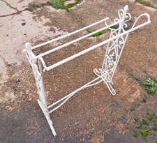 Vintage White Wrought Iron
