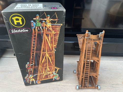 Vintage elastolin siege tower - siege,