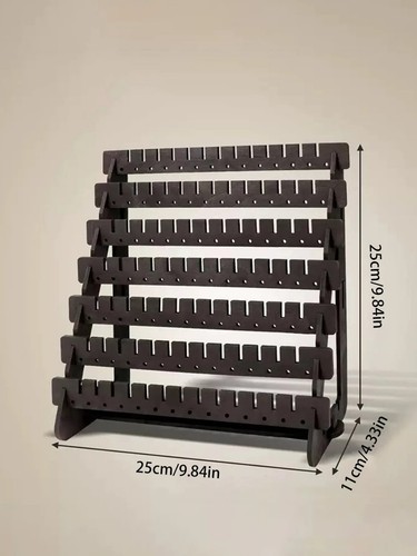 Retro wooden earring holder - wooden,